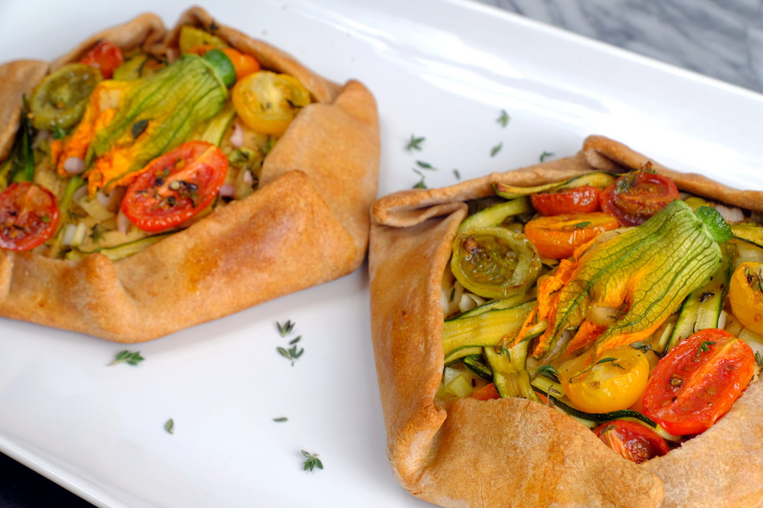 Vegan Squash Blossom Galettes Meatless Makeovers