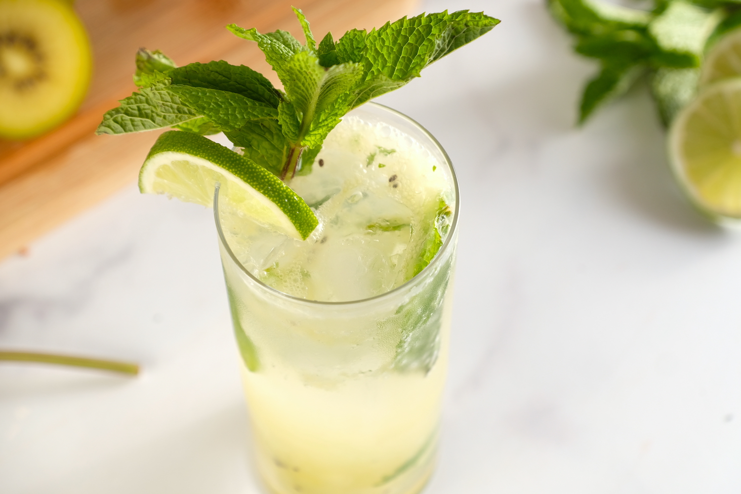 Golden Kiwi Mojito Meatless Makeovers
